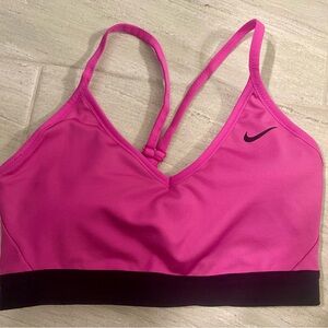 Nike Pink Dri Fit Sports Bra w/Removable Pads